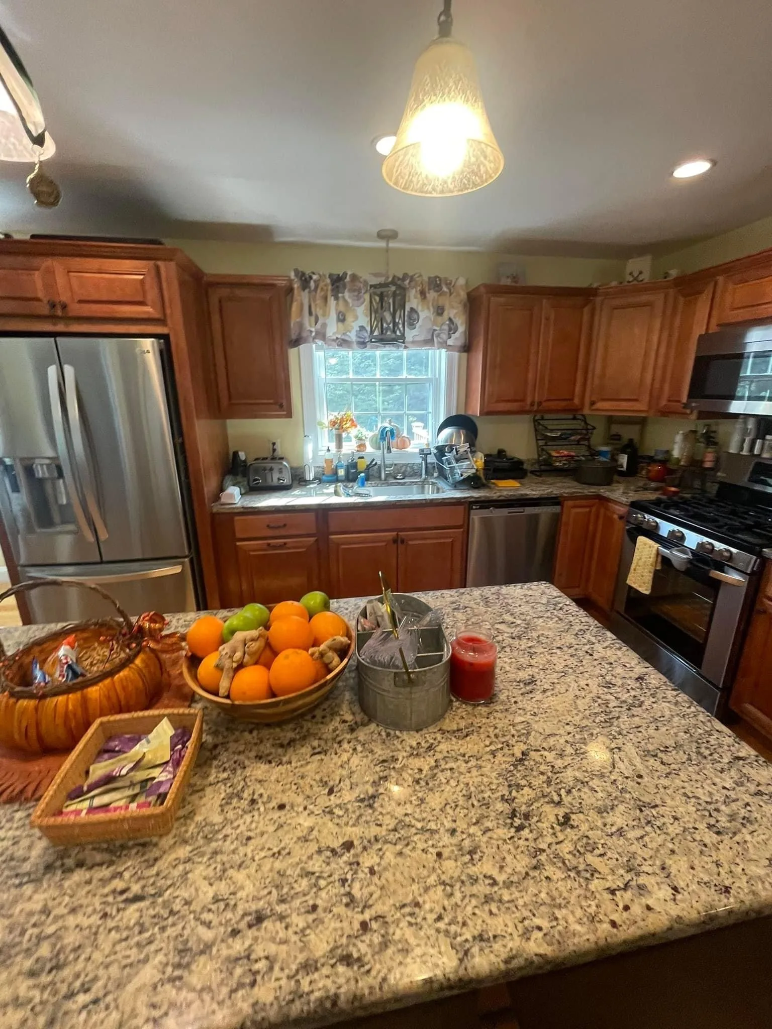 Family kitchen after cleaning