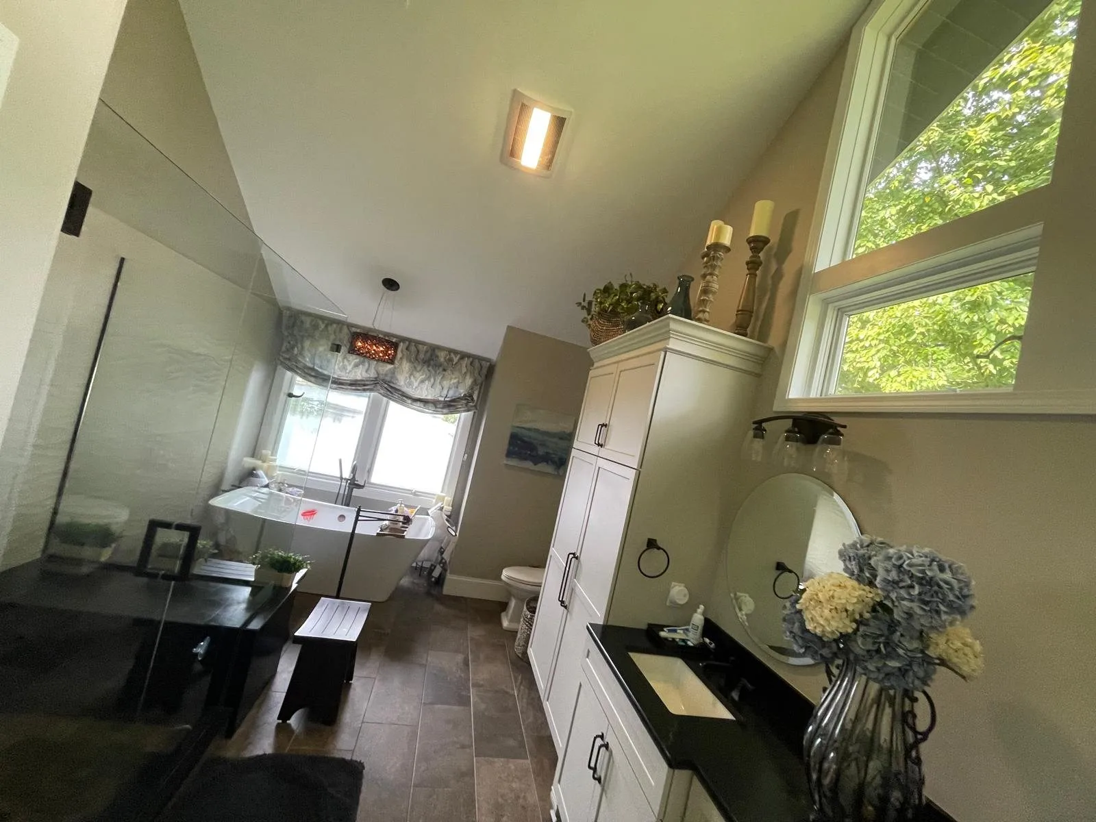Luxury bathroom ready after cleaning